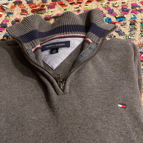 Tommy Hilfiger 3/4 zip sweater - Picture 2 of 3